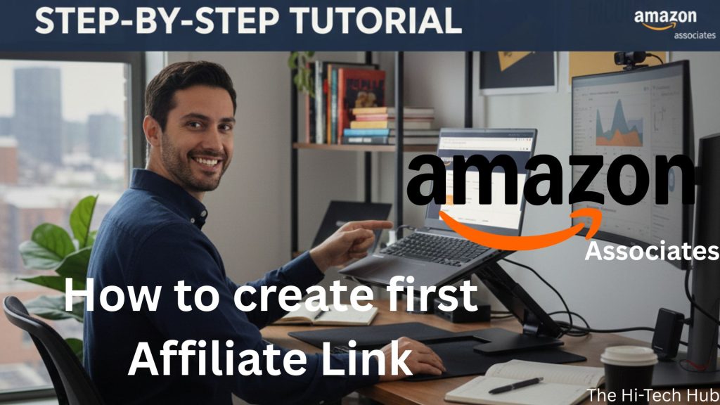 how to create an Amazon affiliate link.